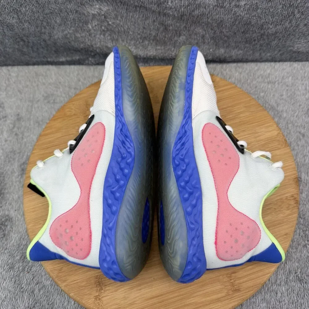 Nike KD Shoes Boys Size 6Y White Pink Blue Volt Basketball Sneakers AT5685-134